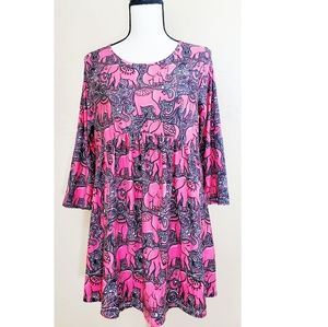 Simply Southern Elephant Print Tunic Top, Size M